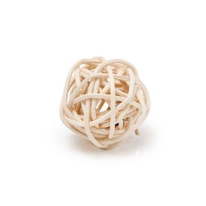 Structure lumineuse en rotin fabriquée au Vietnam pour décorations de Noël, boules de rotin blanches et multicolores, taille personnalisable de 3 à 20 cm - Product Image 6