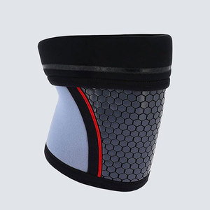 <b>Compression</b> <b>Knee</b> Sleeve For Sports Gym Training Strong Neoprene <b>Support</b> Powerlifting <b>Knee</b> Sleeves Custom Logo Silicone Print - Product Image 3