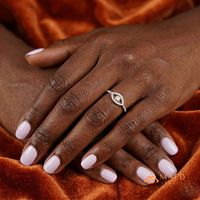 Bague en Moissanite Taille Ronde en Argent Sterling 925, Style Vintage Ajoure, Bijou de Mariage et Fiançailles pour Femme, Idée Cadeau