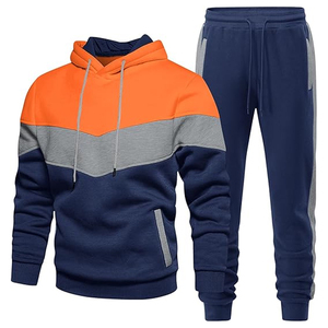 Conjunto Deportivo de Algodón para Hombre, Sudadera con Capucha y Pantalones Jogger, Estilo Casual para Correr y Uso Diario - Product Image 2