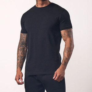 T-shirts surdimensionnés pour hommes, 240 g/m², luxe, poids lourd, vierges, personnalisables, 100 % coton, col épais, impression en gros - Product Image 1