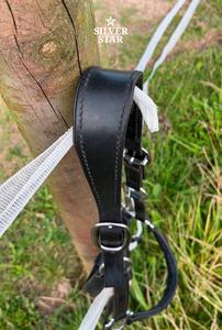 Cabestro para Caballo de Cuero Marrón Habanero de Primera Calidad, Trenzado a Mano, con Herrajes de Latón Resistentes y Ajustables, en Tamaños Full y Cob - Product Image 5
