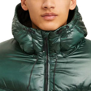 Chaqueta de Invierno para Hombre, Diseño Personalizado con Logotipo, Fabricada en Poliéster, Transpirable, para Uso en Exteriores, Chaqueta Acolchada para Venta en Línea - Product Image 3