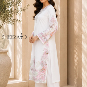Robe Salwar Kameez 2 pièces en coton respirant pour femme pakistanaise, tendance et très vendue en 2026, vente en gros SHEEZA.D CLOTHING - Product Image 4