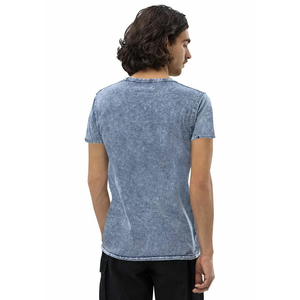 Nouveau design personnalisé, t-shirts décontractés pour hommes en coton 100%, lavage à l'acide, haute qualité, respirant, coupe ample - Product Image 5