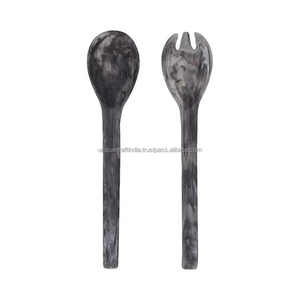 Ensemble de Vaisselle Classique Art Déco Cuillère en Résine Tourbillon Vintage Unique pour Mariages et Salades Meilleur Prix! - Product Image 1