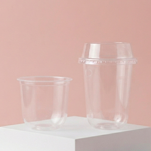 Transparent PP <b>Plastic</b> <b>Cups</b> With Lids Round Beverage <b>Cup</b> For Coffee Bubble Tea Juice Smoothie 12 16 22 Oz Disposable <b>Cup</b> - Product Image 1