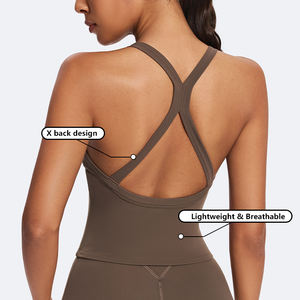 Conjuntos Deportivos Casuales para Mujer, Personalizados OEM, de Secado Rápido, Camiseta Deportiva y Pantalones Anchos para Gimnasio y Yoga - Product Image 4