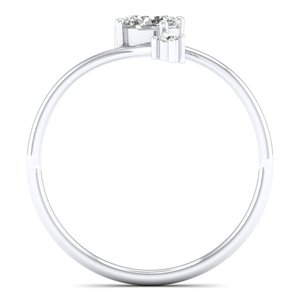 Anillo Solitario de Diamante Cultivado en Laboratorio HPHT CVD de Oro Sólido de 14K con Diseño Personalizado REYES para Mujer, el Regalo de Boda Más Vendido, Joyería Fina - Product Image 4