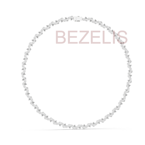 Elegante Cadena de Tenis con Diamantes Cultivados en Laboratorio, Corte Pera, Claridad VVS VS, Joyería de Oro Premium para Eventos Especiales - Product Image 1