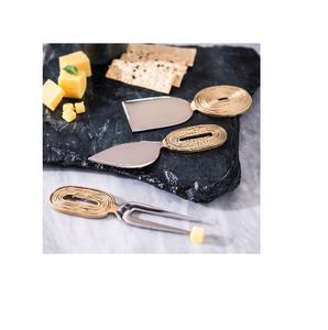 Luxurious Brass <b>Cheese</b> Knife <b>Set</b> & Trendy Dessert Knife <b>Set</b> For Stylish Serving Charcuterie Board Modern <b>Cheese</b> Serving Utensils - Product Image 1