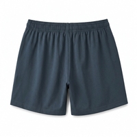 Shorts de pickleball pour hommes, coupe mi-longue, avec logo personnalisé sur le devant, tissés, 7 pouces, séchage rapide, évacuation de l'humidité, extensibles, respirants, 100% polyester
