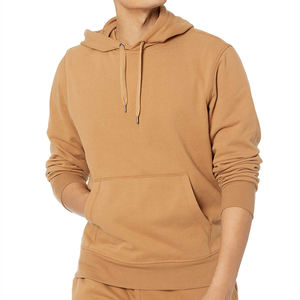 Sudaderas con Capucha para Hombre, Invierno 2026, Lisas, Teñidas, 100% Algodón, Forro Polar Ligero y Suave, Servicio OEM - Product Image 1