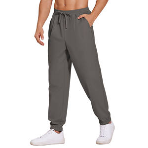 Pantalones Deportivos Transpirables para Hombre, Pantalones de Felpa de 350 g/m², Corte Holgado, Temporada de Verano, Algodón/Poliéster - Product Image 4