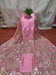 Dernière Tendance Mode Somalienne : Tissu Fransawi Dirac en Chiffon Sergé Léger, Ornements de Perles en Pierre, Motifs Floraux, Idéal pour les Fêtes - Product Image 5