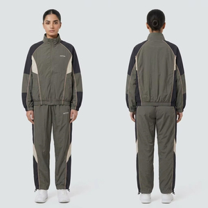 Women's Quick Dry Windbreaker Tracksuit - <b>Track</b> <b>Jacket</b> & Pants Set for Running, Private Label - Product Image 1