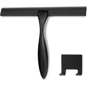 Tergivetro multiuso da 12 pollici in acciaio inossidabile nero per porte doccia, finestre del bagno e vetri dell'auto - Product Image 3