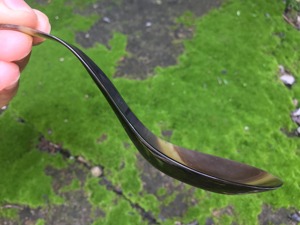 Nuevos y Elegantes Cubiertos de Cuerno Natural de Diseño para Restaurante, Juego de Cucharas de Cuerno de Búfalo Natural para Servir en la Mesa - Product Image 5