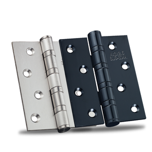 304 Stainless Steel Square Corner <b>Spring</b> Butt Pivot <b>Door</b> Hinge Soft Closing Easy Installation 5mm Thickness 180 Degrees Opening - Product Image 3