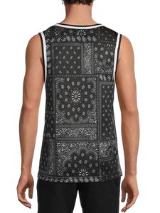 Imprimé personnalisé hommes été décontracté maille débardeur Polyester sport maillots pour Streetwear course Gym débardeur sublimé - Product Image 2