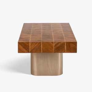 Table basse Arrow - Table centrale en bois d'acacia massif pour salon moderne - Product Image 2