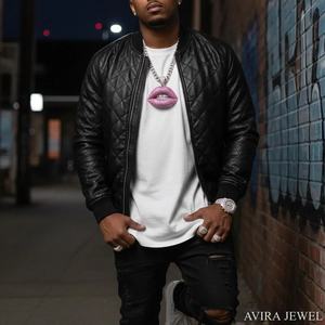 Pendentif Hip Hop en Argent Massif 925, Moissanite Givrée 10 Carats, Breloque Étoile Rotative, Plaqué Or Jaune, Sans Nickel, Bijoux de Fête - Product Image 4