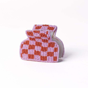Pince à cheveux luxueuse faite à la main avec perles, brodée, accessoire capillaire personnalisé pour femmes et filles au meilleur prix - Product Image 2