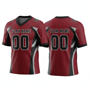Camiseta de Fútbol Personalizada para Adultos, Manga Corta, Transpirable, Opción de Talla Grande, Cuello en V, 100% Poliéster - Product Image 6