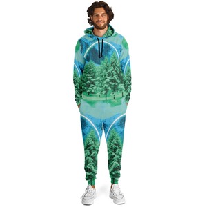 Conjunto Deportivo Sublimado para Hombre, Ropa Urbana de Invierno, Transpirable, 100% Poliéster, Personalizable, Marca Privada OEM - Product Image 1