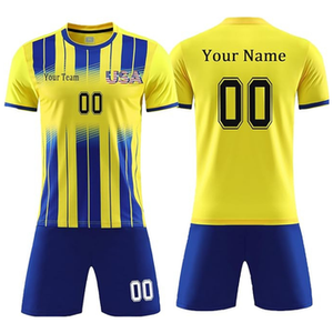 Maillot de football pour hommes de vente chaude avec impression par sublimation polyester interlock et quantité minimale de commande bas de style épaule tombante du Bangladesh - Product Image 6