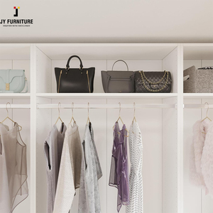 JY alta calidad personalizado estilo europeo Walk-In armario melamina acabado muebles de dormitorio para uso doméstico y hotelero - Product Image 4