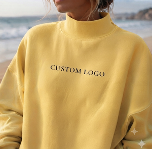 Sweat à capuche unisexe blanc surdimensionné avec logo personnalisé, 100% coton brossé, style urbain, pour l'hiver - Product Image 3