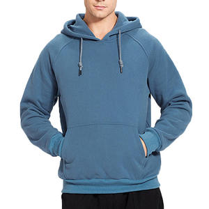 Custom Printed Men <b>Hoodie</b> Factory Fleece Pullover Sweatshirt Relaxed Fit Casual Streetwear Bulk Clothing Supplier - Product Image 2