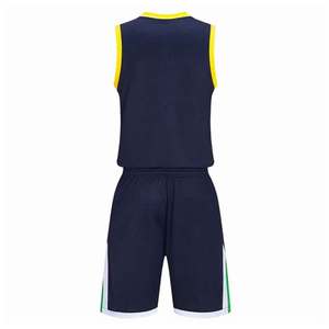 Conjunto de Uniforme Clásico de Baloncesto para Equipos |   Pantalones Cortos de Malla de Alta Densidad |   Diseño Personalizable sin Mangas de The Talent Sports - Product Image 3