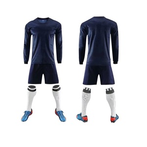 100% High Quality Customizable <b>Soccer</b> Uniform Sets Breathable Anti UV Quick Dry Stretch Professional Players Football Uniforms - Product Image 3