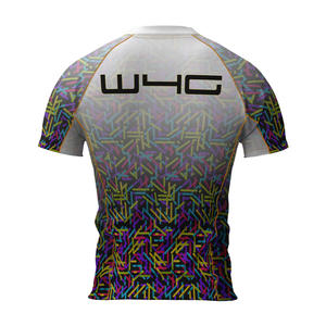 Camiseta Deportiva de Compresión Ligera sin Costuras Delanteras Personalizada para Hombre, de Secado Rápido, Alta Elasticidad, Ajuste Ceñido, para Yoga y Gimnasio - Product Image 6