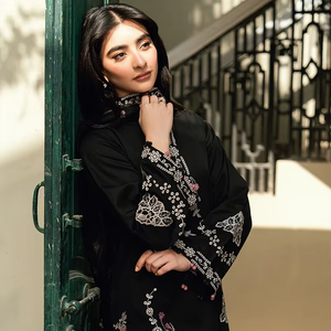 Ladies Party Wear 3-Piece A-Line Knee-Length <b>Sequined</b> Embroidery High Quality Eco-Friendly Breathable Latest Style Casual - Product Image 1