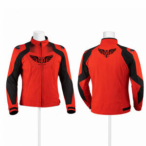 Chaqueta de Motocicleta para Hombre, Chaqueta Protectora para Motociclistas, Chaqueta de Carreras a Prueba de Viento, Equipo de Protección Transpirable para Motocicleta - Product Image 1