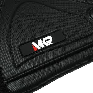 แผ่นรองพื้นรถยนต์ TPE กันน้ำทุกสภาพอากาศ 3 ชิ้น สำหรับ Ford F150 ปี 2015-2025 อุปกรณ์เสริมพรมปูพื้นรถยนต์ ไม่สามารถพับเก็บได้ - Product Image 6