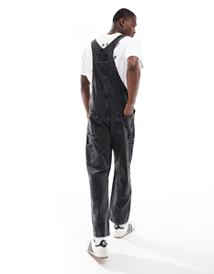 Pantalones de Trabajo Elegantes para Hombre, Overoles de Algodón, Suaves, Duraderos, Cómodos, con Tirantes Ajustables, Ropa Casual de Calle - Product Image 4