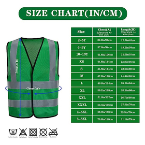 Gilets de sécurité haute visibilité avec couleurs néon vives, 4 bandes réfléchissantes et plusieurs poches – Vente en gros - Product Image 4