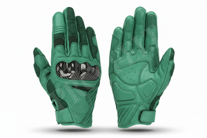 Whole Sale Genuine Leather Motorcycle Riding Gloves Custom Printed Own Logo Design Anti <b>Slip</b> Protective Motorbike Racing Gloves - Product Image 5