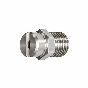 Pièce hexagonale en bronze usinée sur mesure par CNC avec tête fendue et filetages externes, surface polie - Product Image 1