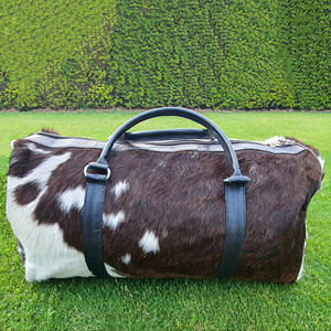Sac de voyage de luxe en cuir véritable fait main avec fermeture éclair, léger et grande capacité, LHODB-0136 - Product Image 1