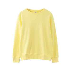 Sudadera de Cuello Redondo para Hombre, Color Morado, Corte Regular, Informal, 100% Algodón Tejido, Color Sólido, para Otoño - Product Image 2
