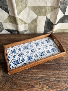 Bandeja de madera para servir, de calidad premium, acabado liso, ideal para servir desayuno, aperitivos, bebidas, decoración elegante para el hogar. - Product Image 2
