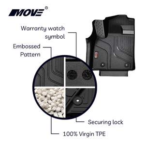 Revêtements de sol antidérapants TPE sur mesure de qualité supérieure Tapis de voiture sans odeur de haute qualité pour BYD Atto 3 2024 + - Product Image 4