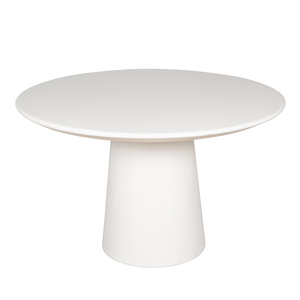 Table à manger ronde minimaliste en GFRC, design moderne, base stable, pour la maison, capacité de 4 personnes, hôtel et villa - Product Image 3