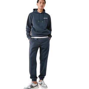 <b>Mens</b> Pullover Hoodie Tracksuit Set <b>Slim</b> Tapered <b>Jogger</b> Trouser Regular <b>Fit</b> Daily Two Piece Outfit Kangaroo Pocket Custom OEM ODM - Product Image 1
