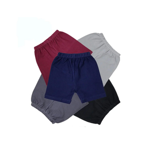 Pantalones Cortos Bermuda de Lona de Algodón Rosa para Hombre, Cintura Media, Elásticos, Casuales, de Color Sólido, Tejidos, Transpirables, con Bolsillos - Product Image 6